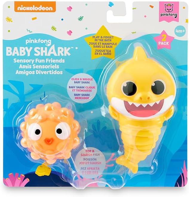 Набор игрушек для ванной WowWee Baby Shark Акулятка и рыбка