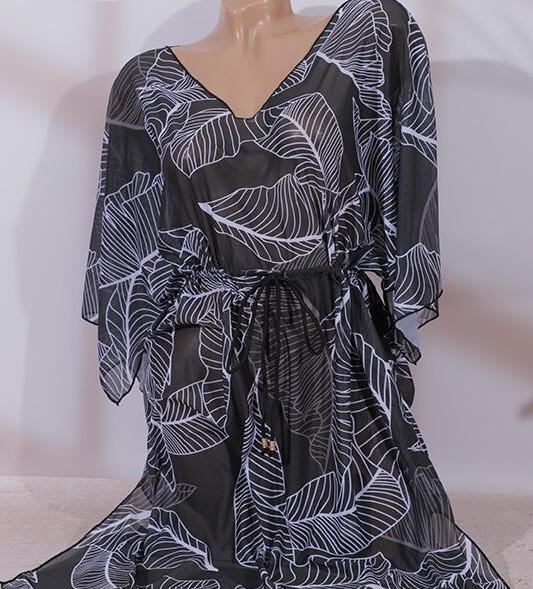 Купальник жіночий роздільний POLOVI 25147k з м'якими чашками та туніка р. 46 Чорний/Білий (25147) - фото 2 Купальник жіночий роздільний POLOVI 25147k з м'якими чашками та туніка р. 46 Чорний/Білий (25147) - фото 2