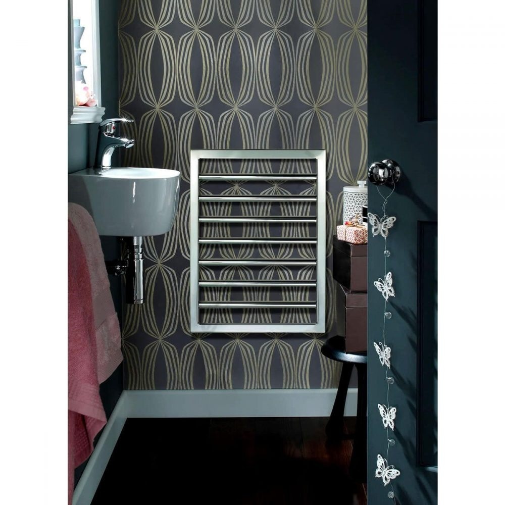 Полотенцесушитель Zehnder Subway Sub 973x600 мм Титановый