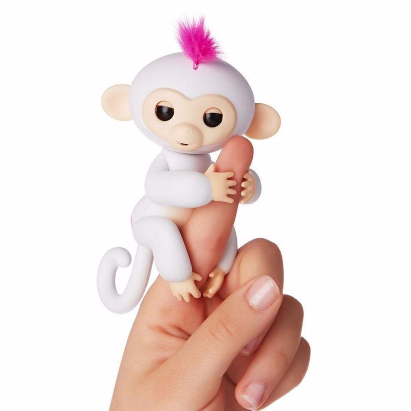 Интерактивная игрушка WowWee Fingerlings Baby Monkey Bella для детей от 5 лет Белый (2770) - фото 2