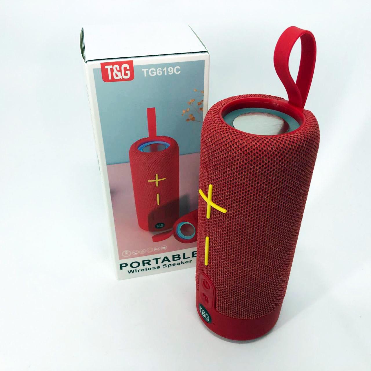 Колонка портативна TG619C FM-радіо USB/TF з ремінцем Червоний - фото 8 Колонка портативна TG619C FM-радіо USB/TF з ремінцем Червоний - фото 8