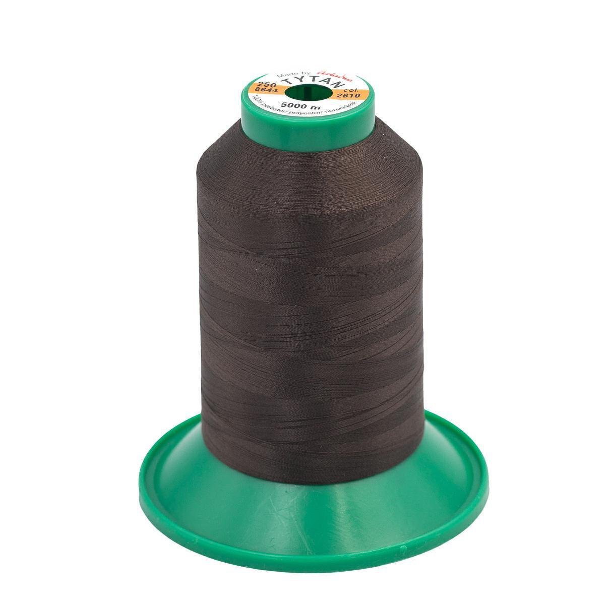 Нитки сверхпрочные Ariadna Tytan 250 5000 м Темно-коричневый (2610) Нитки сверхпрочные Ariadna Tytan 250 5000 м Темно-коричневый (2610)