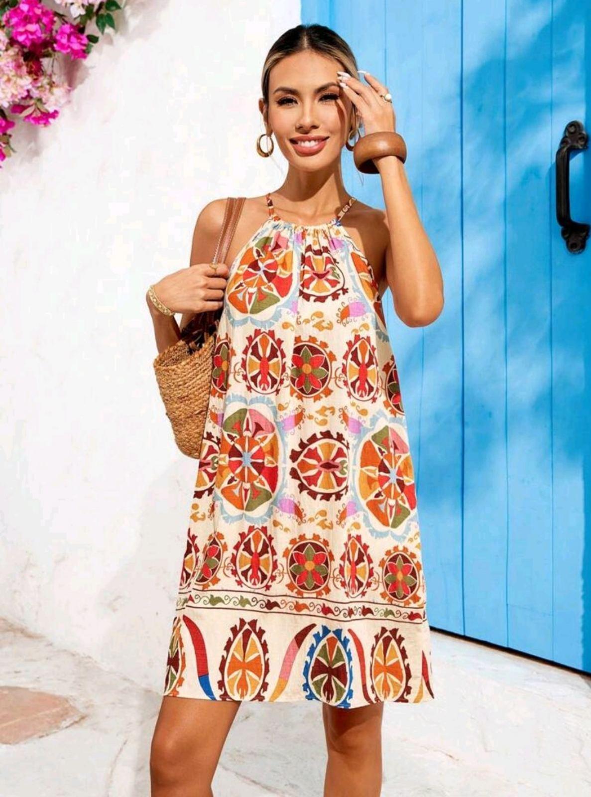 Платье женское Trends с разноцветным принтом S (27263945) - фото 3 Платье женское Trends с разноцветным принтом S (27263945) - фото 3