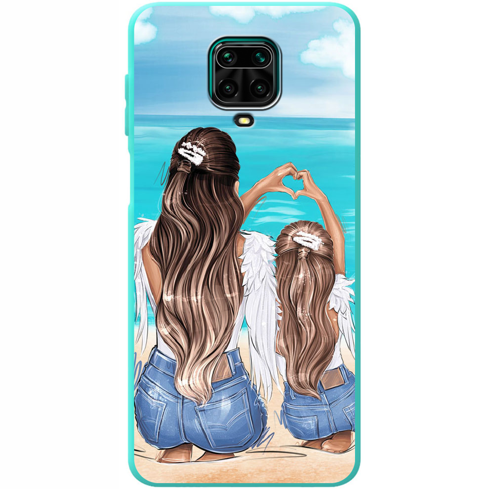 Чехол Boxface Xiaomi Redmi Note 9S Family Vacation Мятный силикон (39475-up2380-39917)