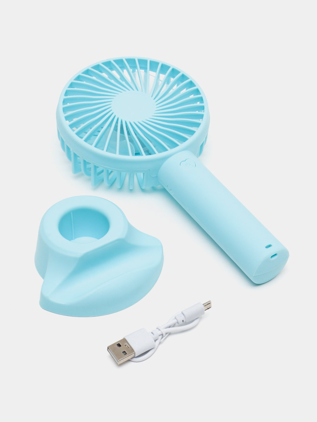 Вентилятор-міні ручний на акумуляторі X-9 800 мАг USB 3 швидкості знімна підставка Блакитний (38-бла-6372) - фото 8 Вентилятор-міні ручний на акумуляторі X-9 800 мАг USB 3 швидкості знімна підставка Блакитний (38-бла-6372) - фото 8