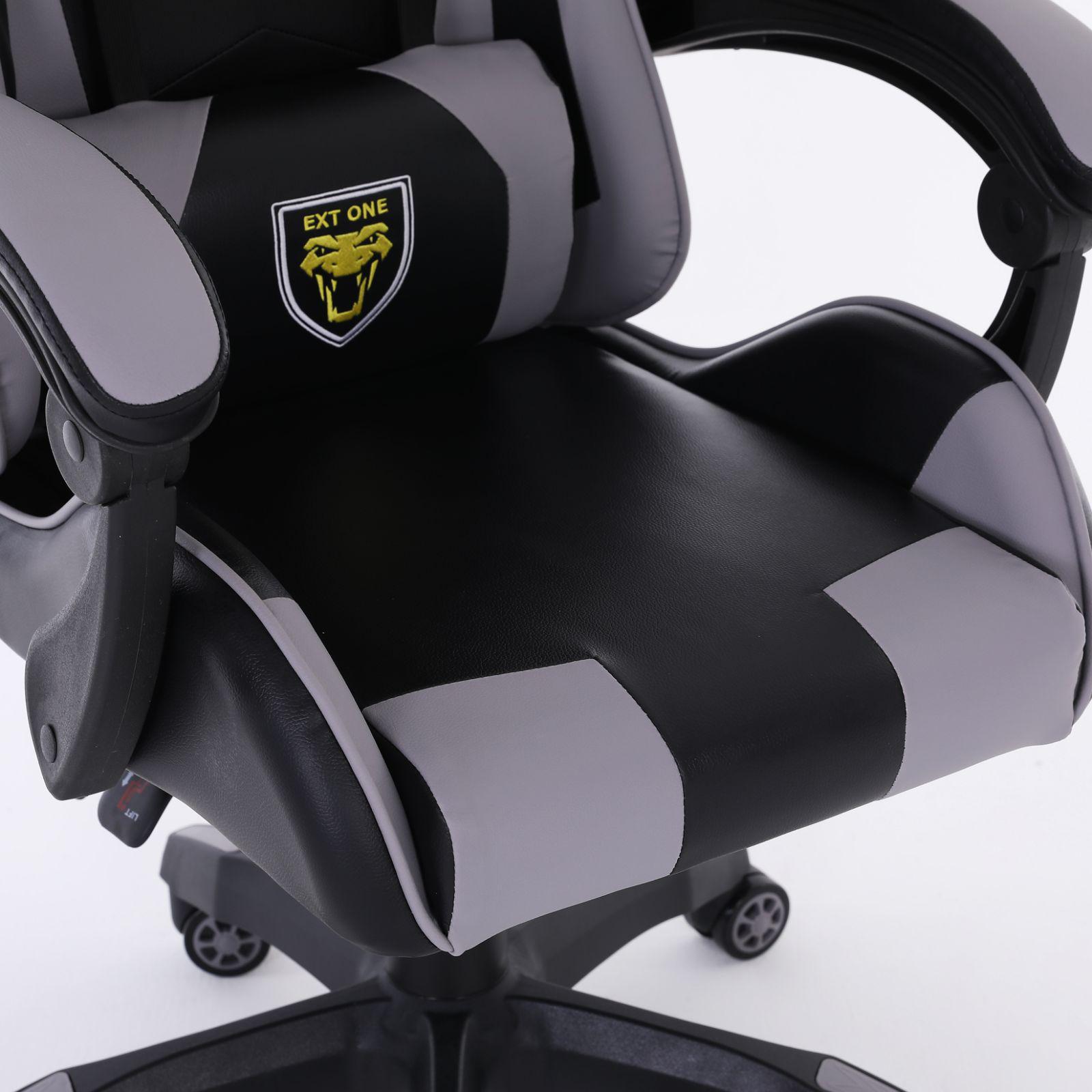 Крісло комп'ютерне Ext One Чорний/Сірий (10013705) - фото 8 Крісло комп'ютерне Ext One Чорний/Сірий (10013705) - фото 8