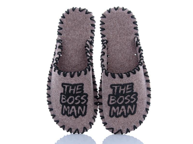 Капці фетрові чоловічі VENDS 354 р. 44-45 Бежевий