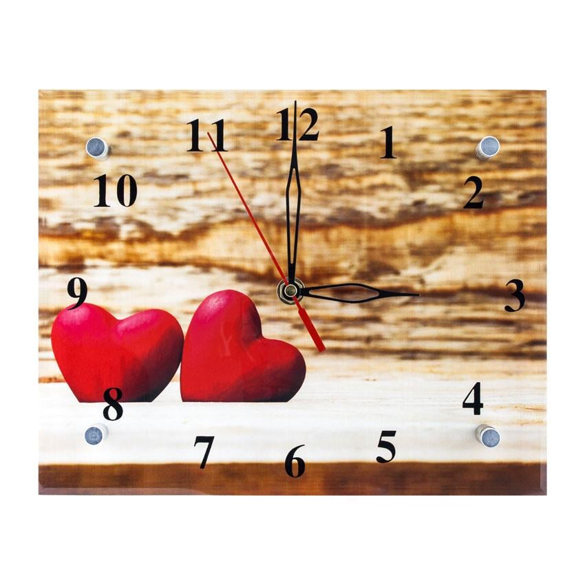 Часы настенные Сердечная фантазия 21х26х5 см (21970)