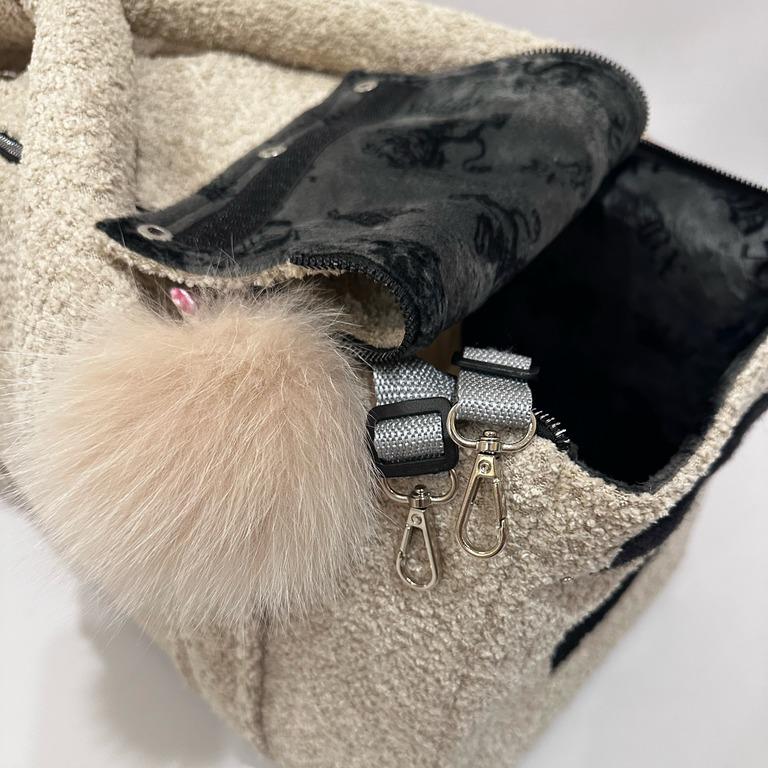 Сумка-переноска для собак Amore mio Cane до 3 кг SM 46х28х24H см (PC-0053) - фото 6