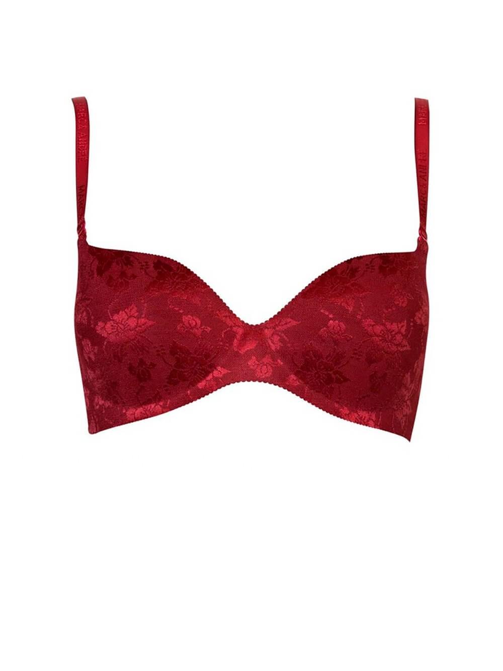 Бюстгальтер классический с пуш-ап Marc&Andre A6-0118k Charming Lace 80C Бордовый