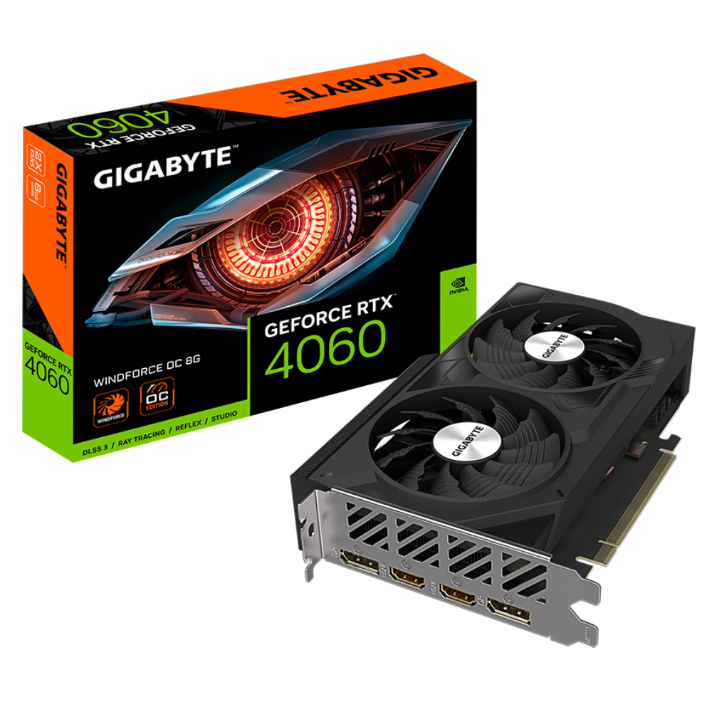 Видеокарта Gigabyte RTX 4060 8 Гб GDDR6 17000 МГц (GV-N4060WF2OC-8GD) - фото 7