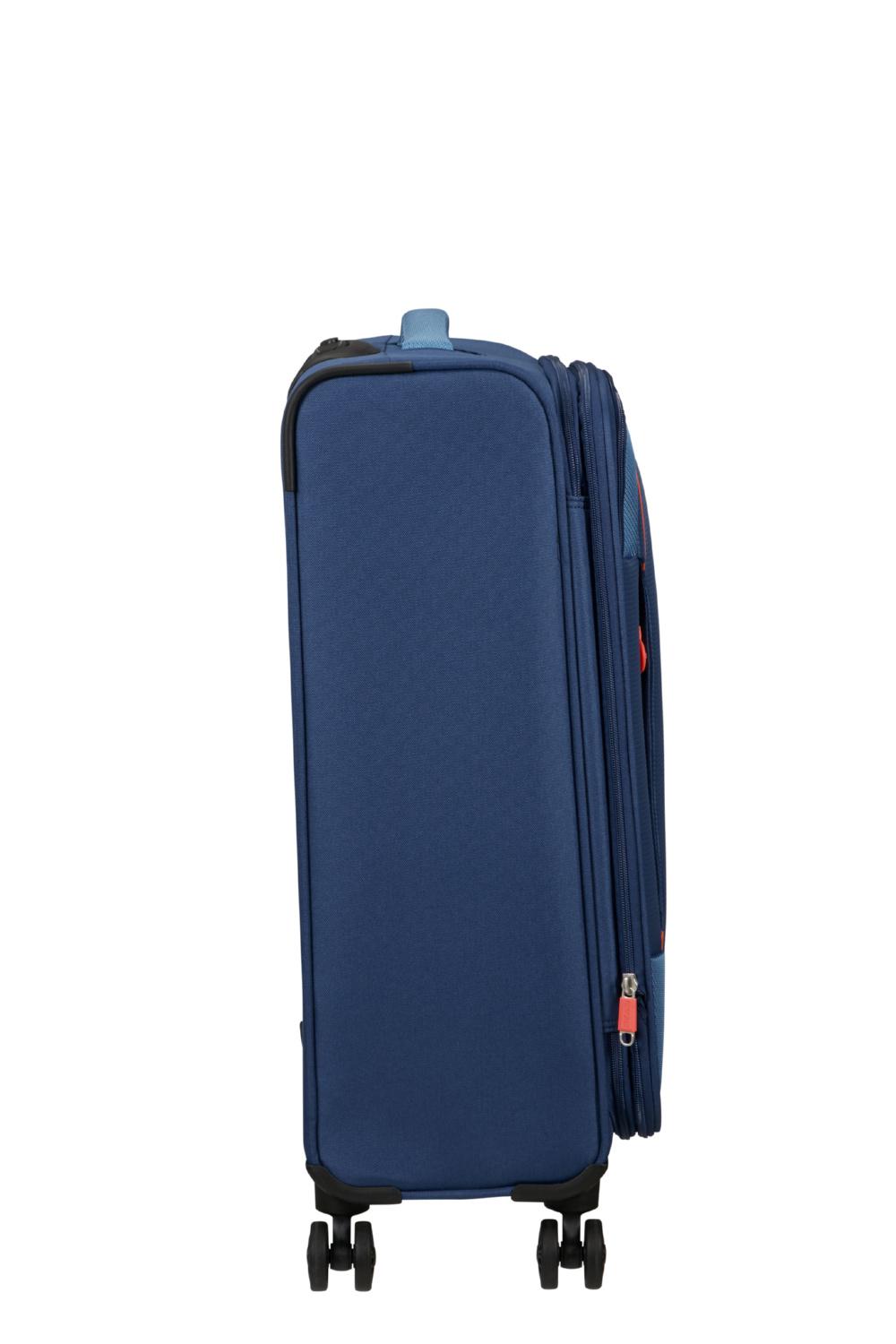 Чемодан American Tourister PULSONIC 68x44x27/30 см Темно-синий (MD6*41002) - фото 8