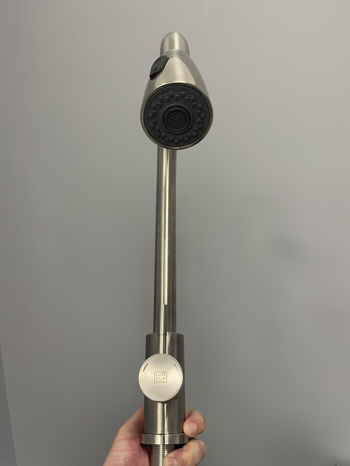 Мойка кухонная Lidz 7849BR правая Серый/смеситель-кран для кухни Aria 015FL Nickel - фото 18 Мойка кухонная Lidz 7849BR правая Серый/смеситель-кран для кухни Aria 015FL Nickel - фото 18