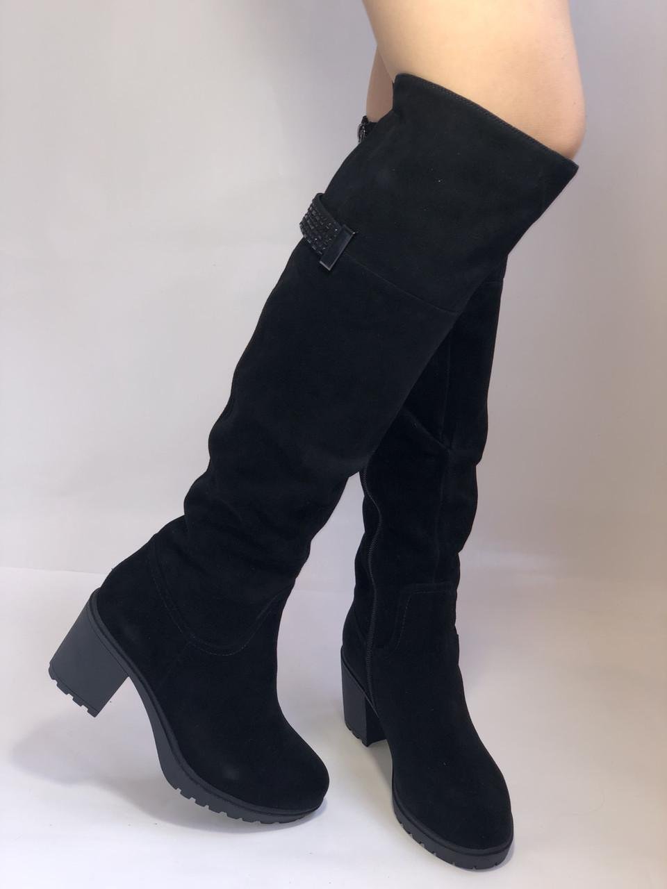 Ботфорти жіночі зимові Molka р. 39 25,0 см Чорний (2357) - фото 8 Ботфорти жіночі зимові Molka р. 39 25,0 см Чорний (2357) - фото 8