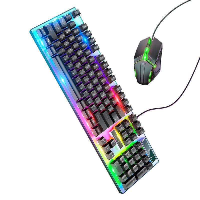 Клавіатура та миша Hoco GM18 Luminous gaming keyboard and mouse set (2005116478)
