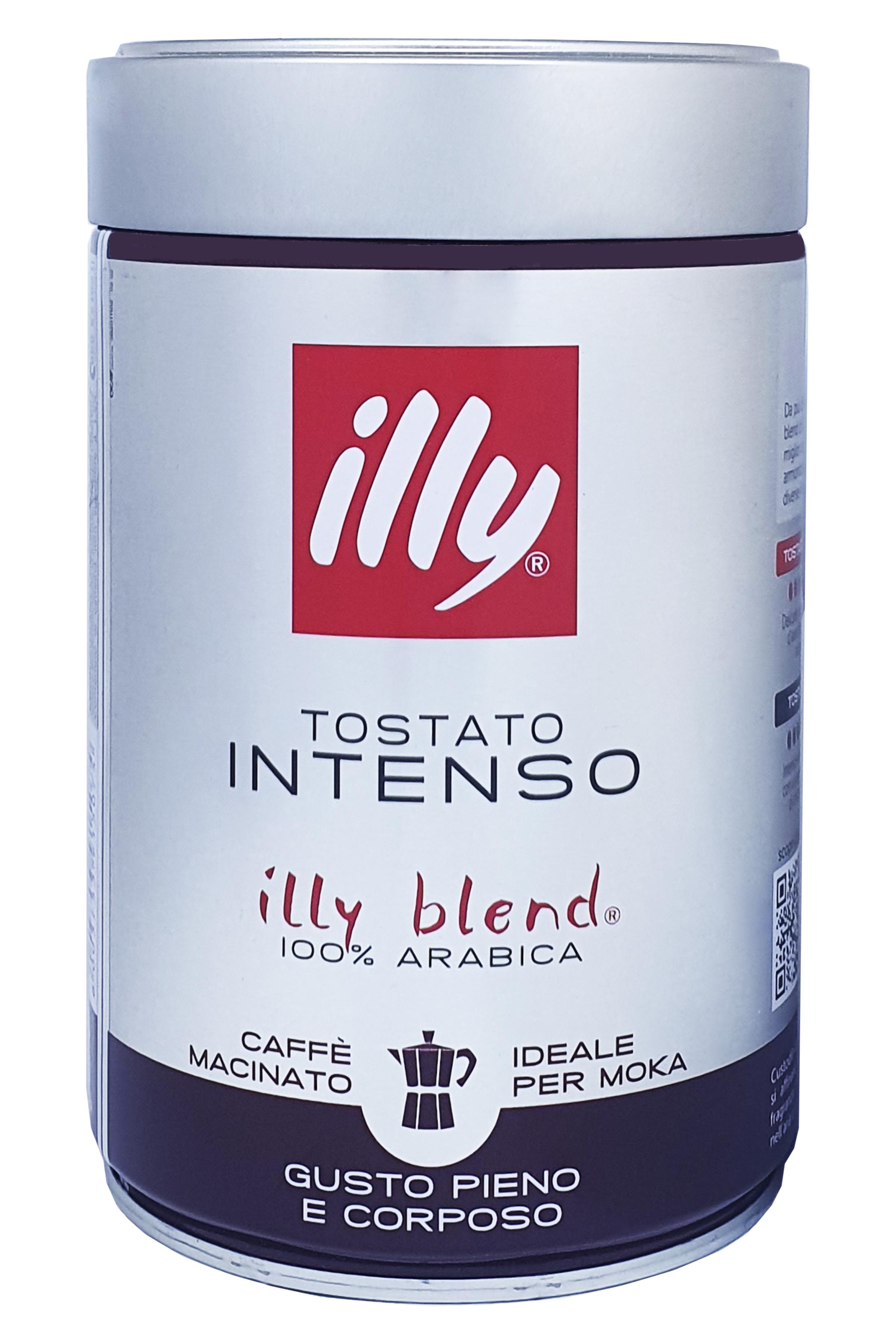 Кава illy Inteso Moko Gusto Pieno мелена в металевій банці 250 г (57993)