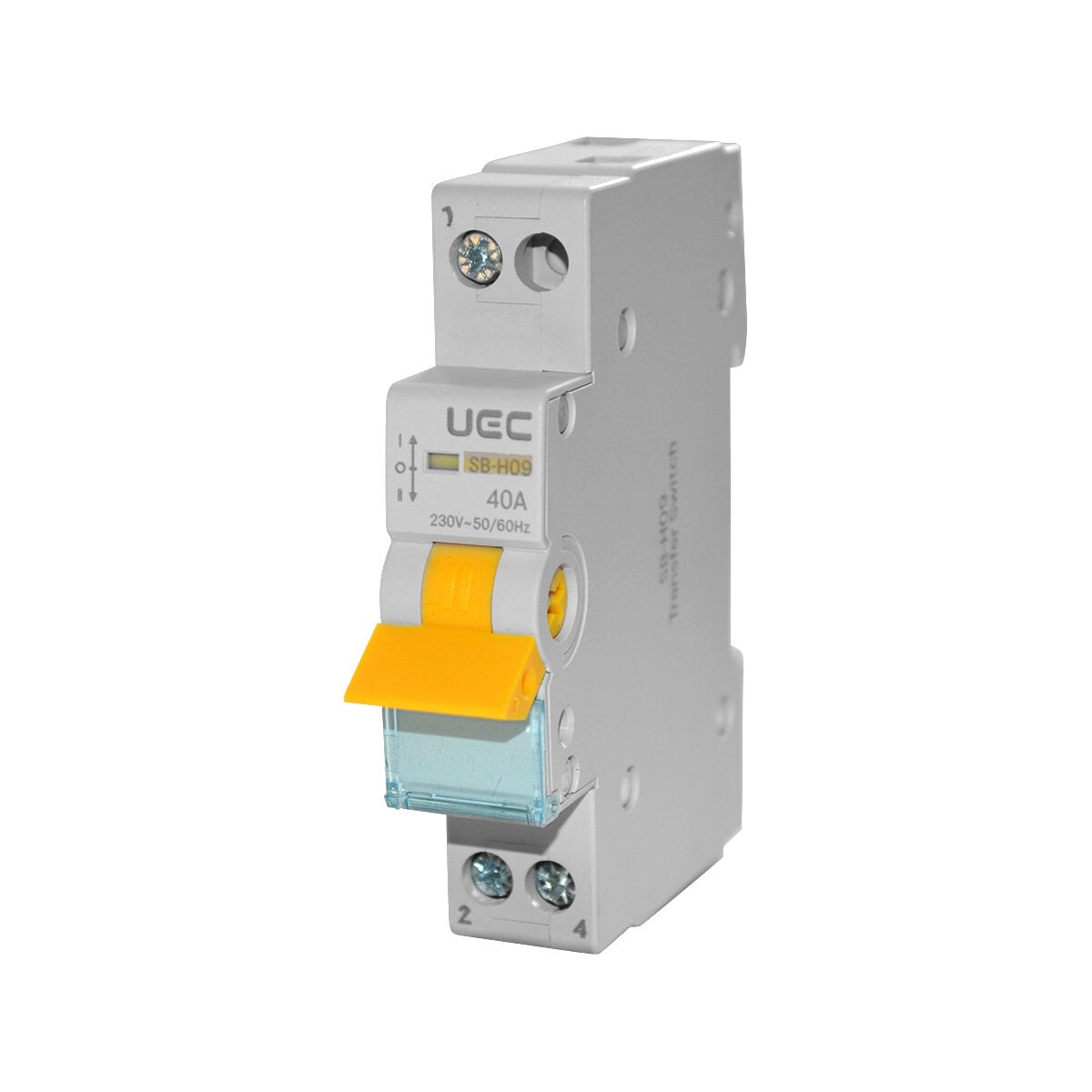 Выключатель-разъединитель UEC SB-H09-63 1-0-2 1P 40А 230В трехпозиционный (MTS-1-040)