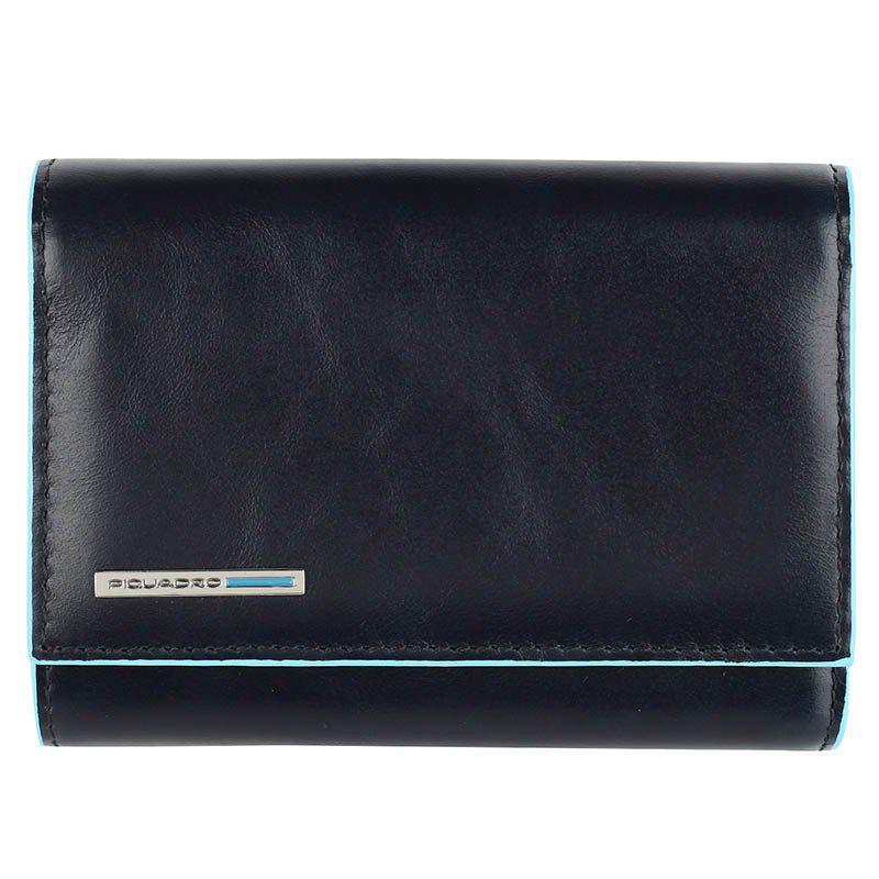 Портмоне Piquadro BL Square N.Blue с отделением для 12 кредитных карт и RFID защитой (PD4145B2R_BLU2)