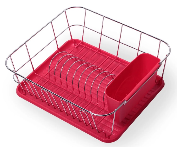 Сушарка для посуду Kamille 37х33х13,5 см (KM-0763B)