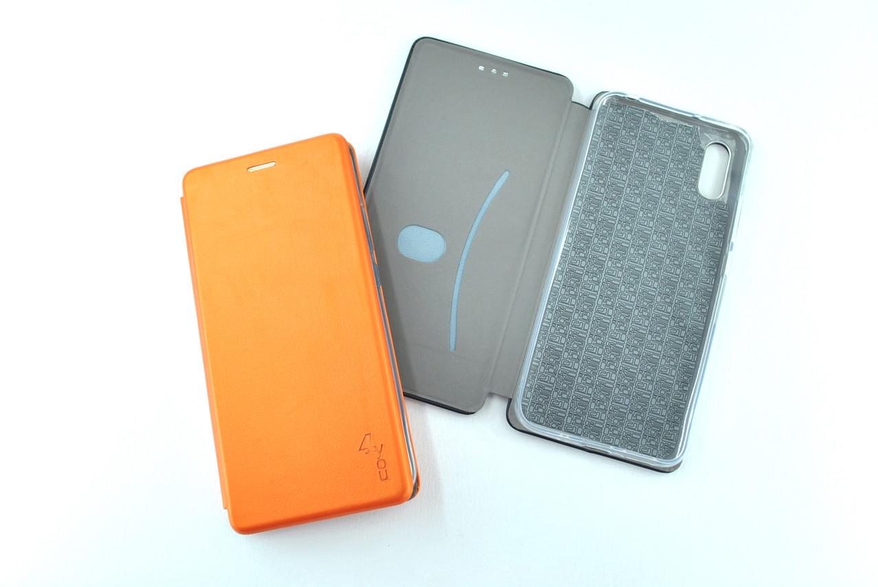 Чехол-книжка для телефона Xiaomi Redmi 9A Orange (4you)