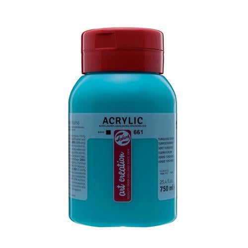 Краска акриловая Talens Art Creation Royal Talens 750 мл 661 Бирюзовый зеленый (Az-195502)