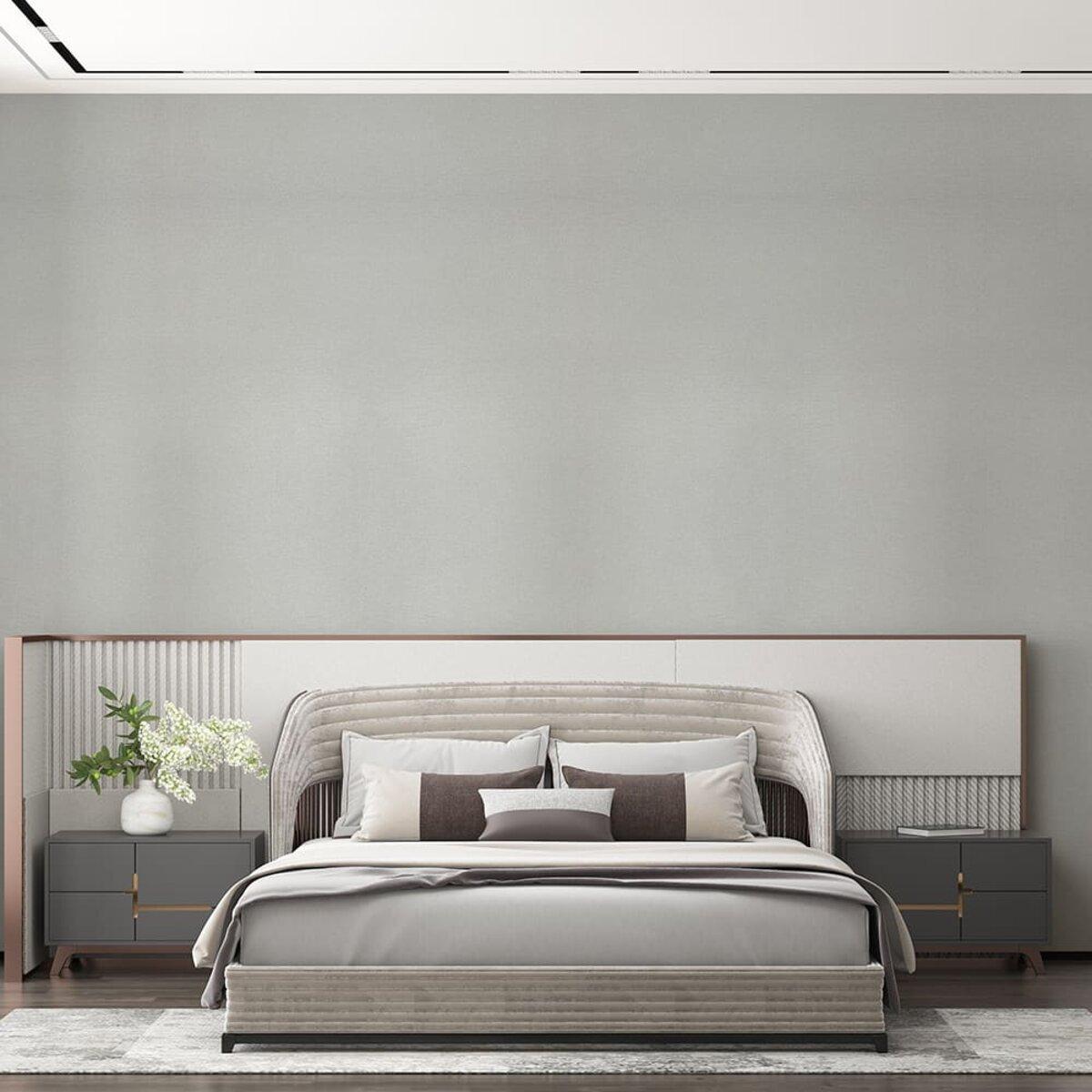 Плитка самоклеящаяся виниловая в рулоне 600х3000х2 мм Серый лен матовый (SW-00002043)