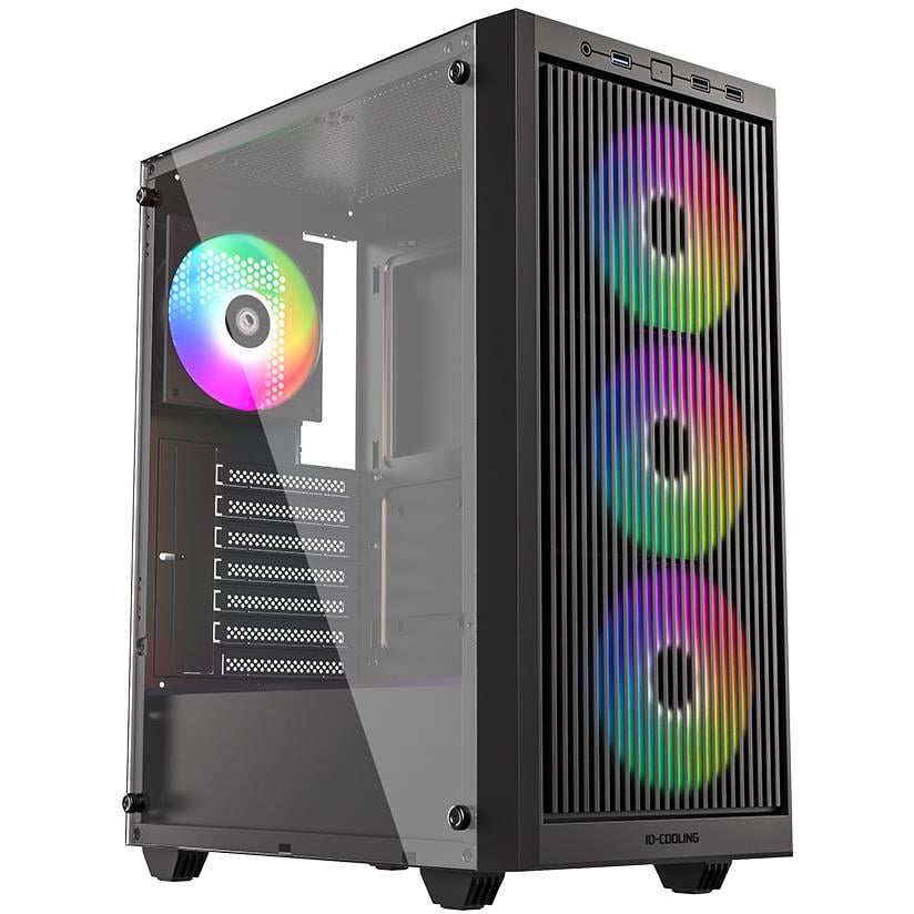 Корпус для ПК ID-Cooling Ware 310 ARGB Midi-Tower no PSU ATX/MicroATX/Mini-ITX Mesh Black Корпус для ПК ID-Cooling Ware 310 ARGB Midi-Tower no PSU ATX/MicroATX/Mini-ITX Mesh Black