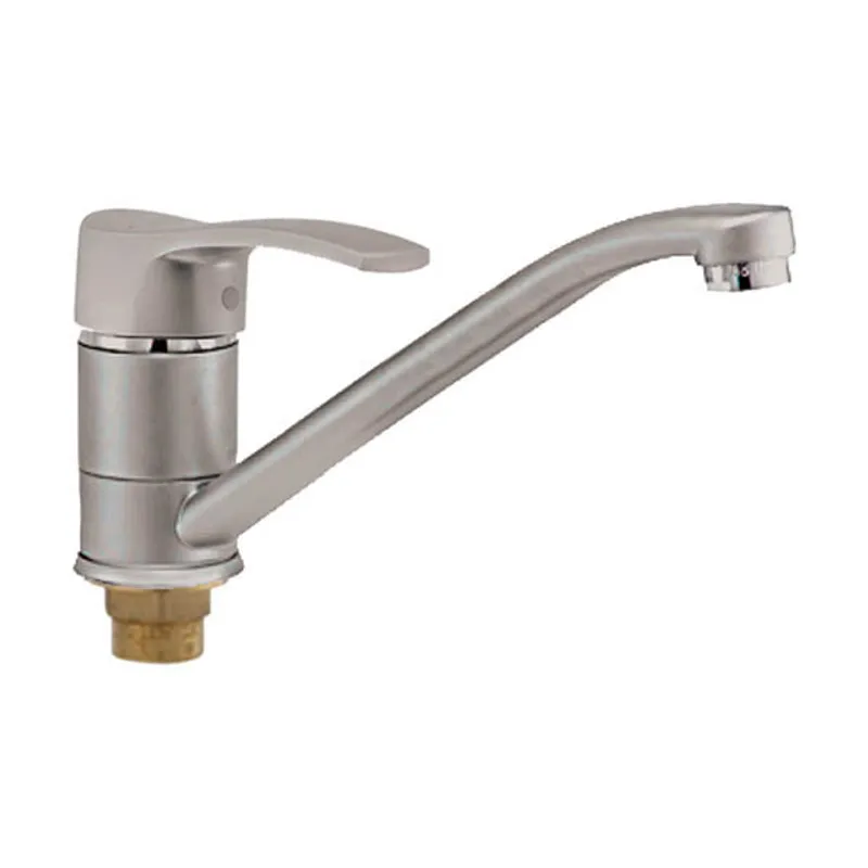 Смеситель для кухни Haiba Focus 555 из латуни Стальной (HB0133) Смеситель для кухни Haiba Focus 555 из латуни Стальной (HB0133)