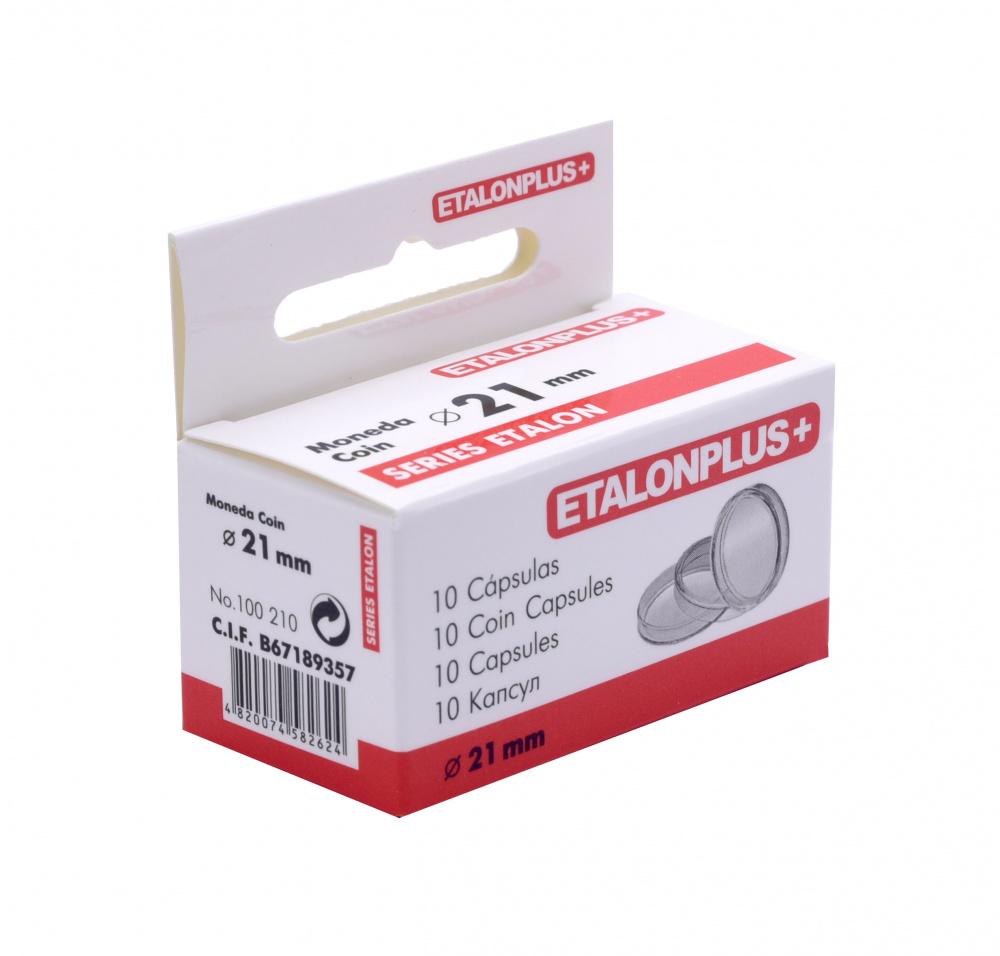 Капсулы Etalonplus для монет 21 мм 10 шт. (А15262) - фото 2 Капсулы Etalonplus для монет 21 мм 10 шт. (А15262) - фото 2