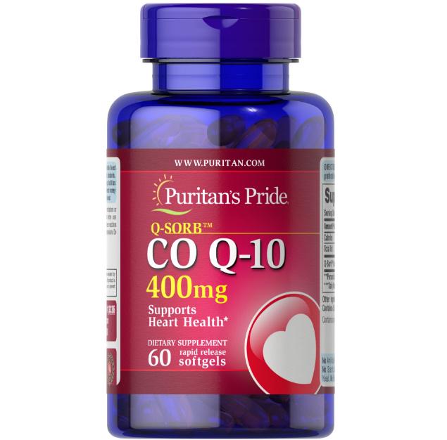 Коэнзим Puritan's Pride Q-Sorb Co Q-10 400 мг 60 Caps