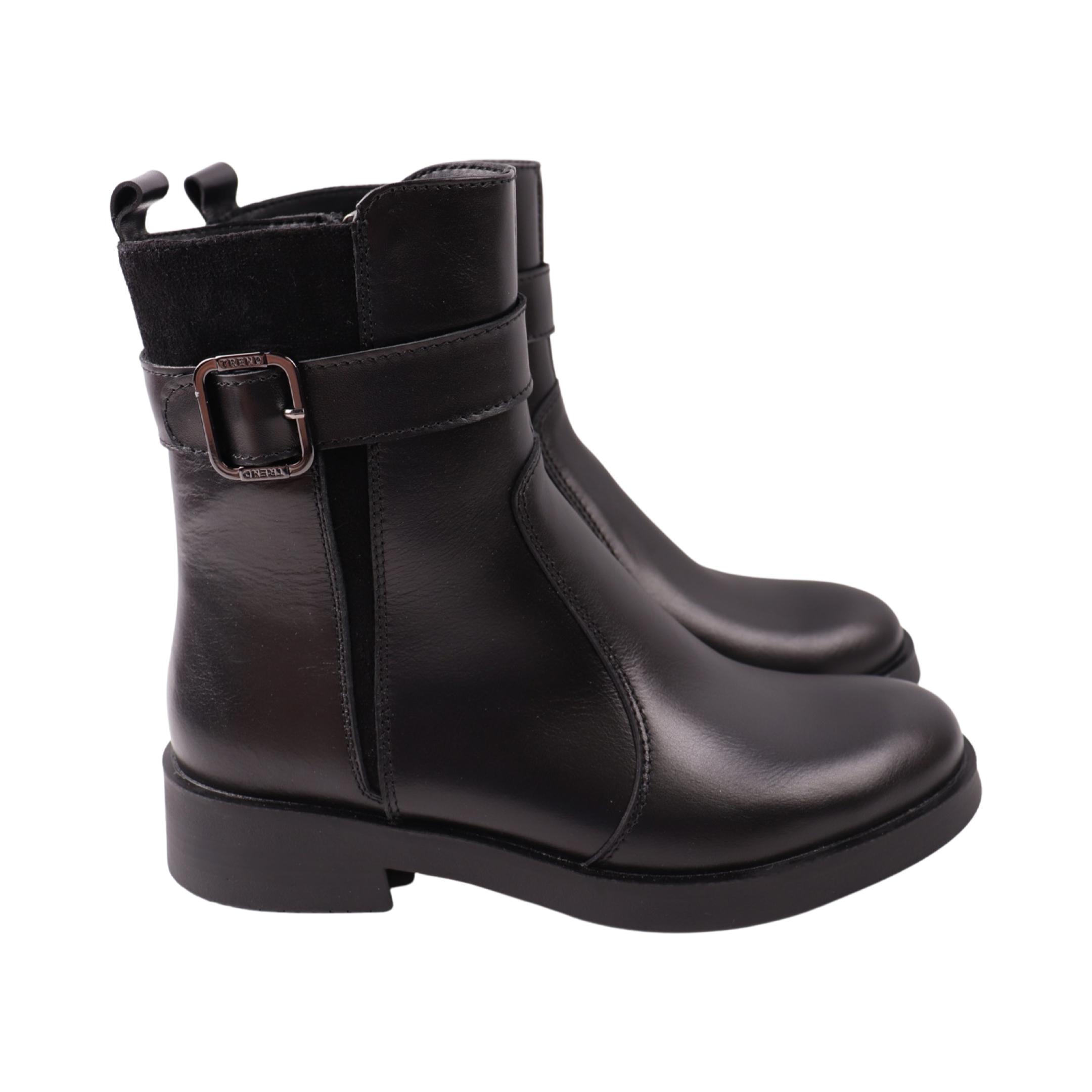 Ботинки женские R&Y 67-23DHC натуральная кожа р. 41 Черный (29184340)