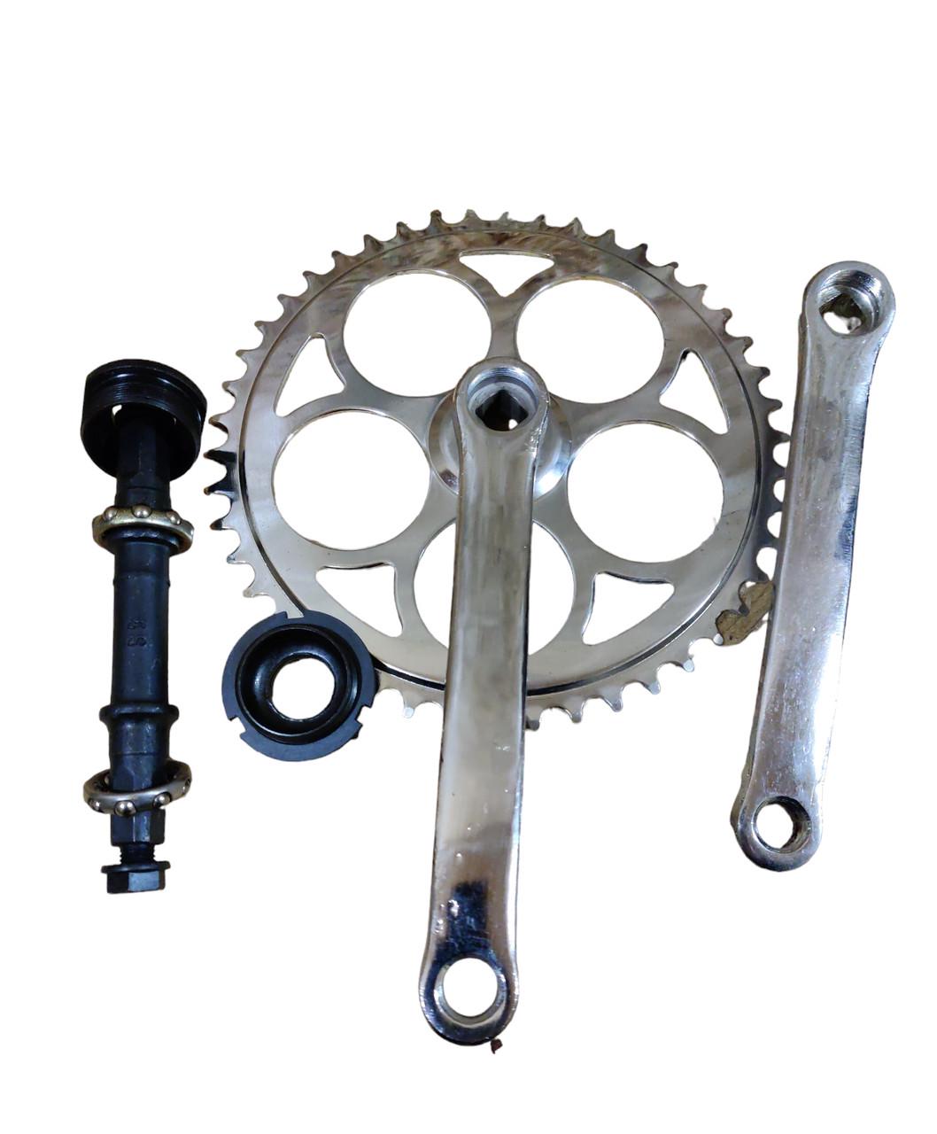 Звездочка передняя с кареткой для велосипеда Украина под квадрат (2066424994)