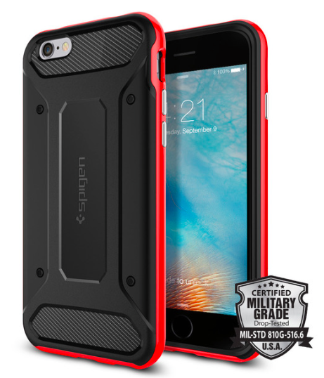 Чехол-накладка Spigen SGP Case Neo Hybrid Carbon for iPhone 6/6S, Dante, Red Чехол-накладка Spigen SGP Case Neo Hybrid Carbon for iPhone 6/6S, Dante, Red