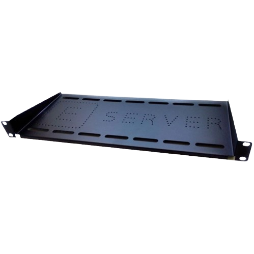 Полка консольная EServer 19" 1U 350 мм для шкафов и стоек нагрузка до 10 кг Черный (34416845)