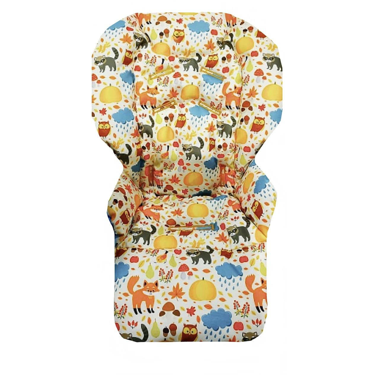 Чохол на стільчик для годування Chicco Polly 2в1 Єноти водовідпірний