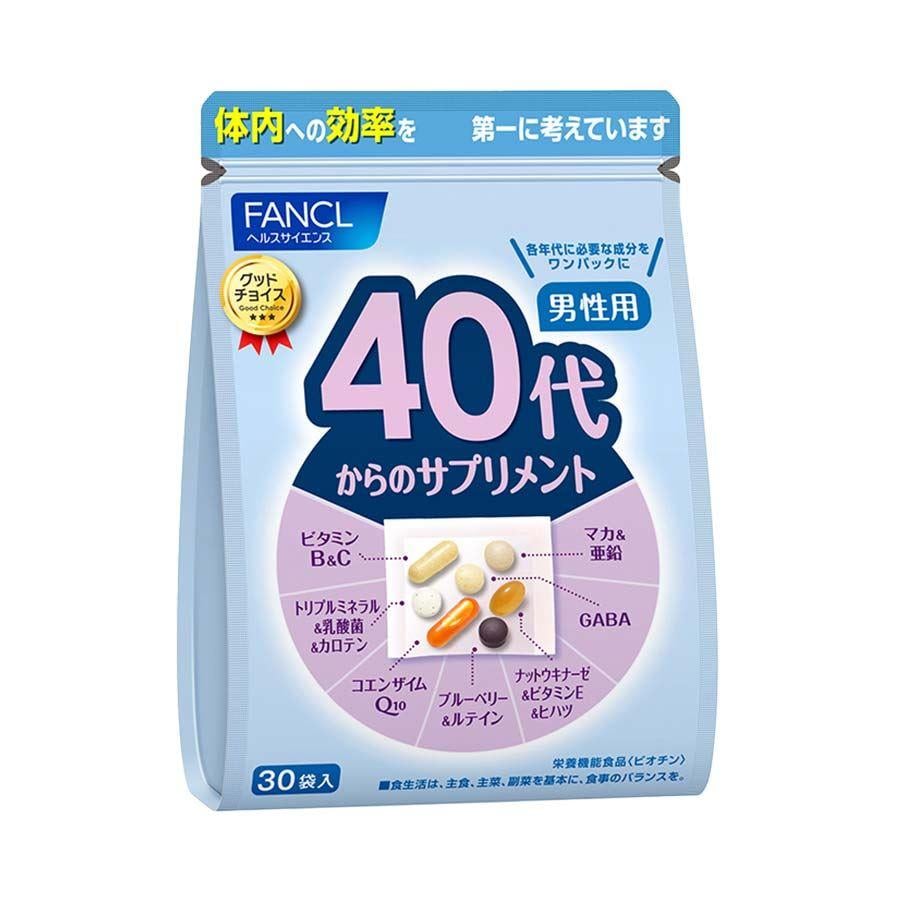 Комплекс витаминно-минеральный FANCL для мужчин 40+ 30 саше (3057566126)