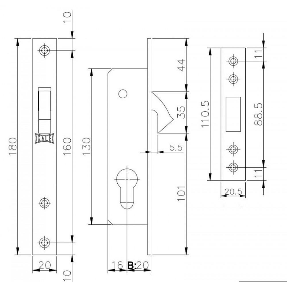 Замок цилиндровый 201 бексет 20 мм (1-30122) - фото 2 Замок цилиндровый 201 бексет 20 мм (1-30122) - фото 2