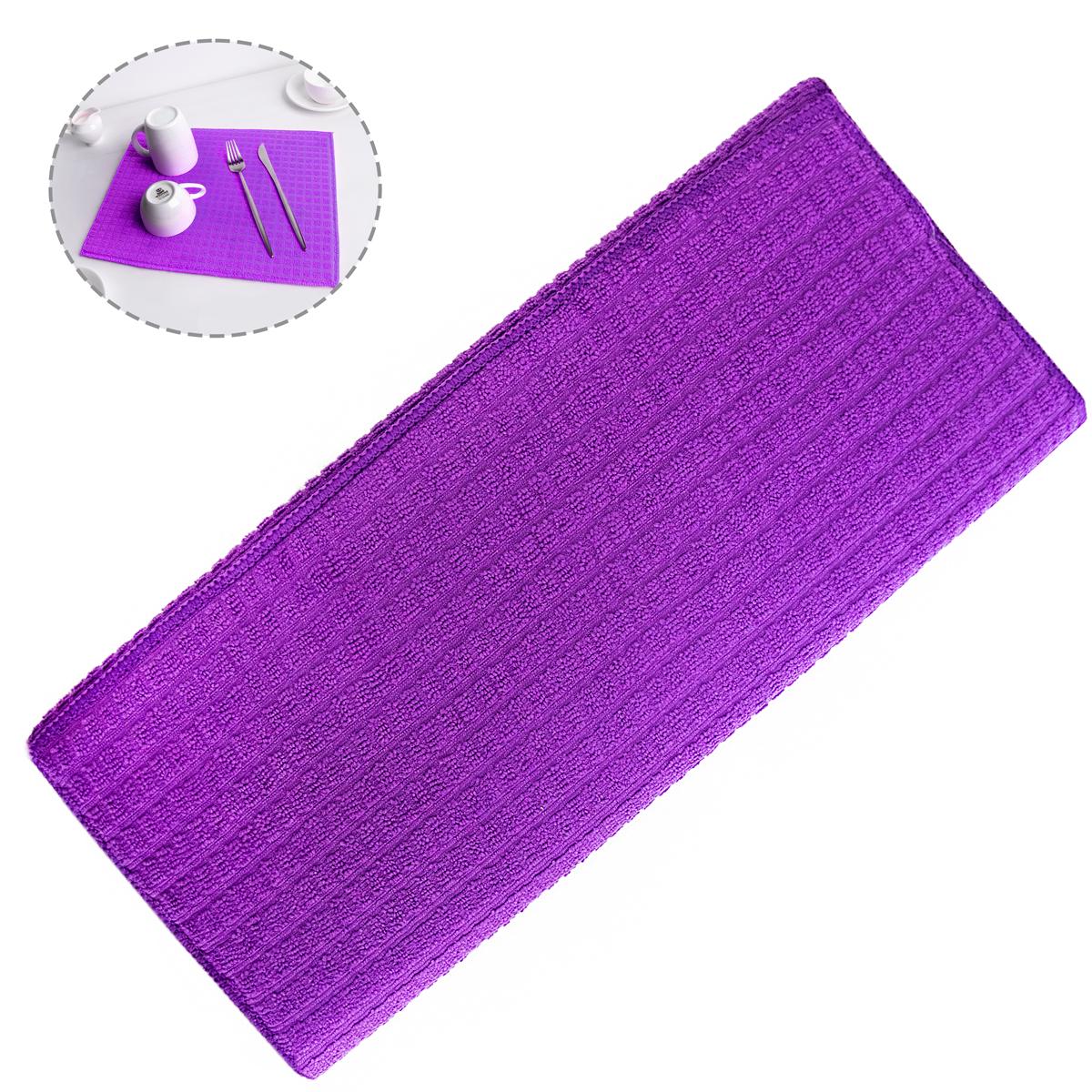 Влаговпитывающий коврик для посуды Dish drying mat 38х50 см Фиолетовый (1001890-Violet) - фото 2