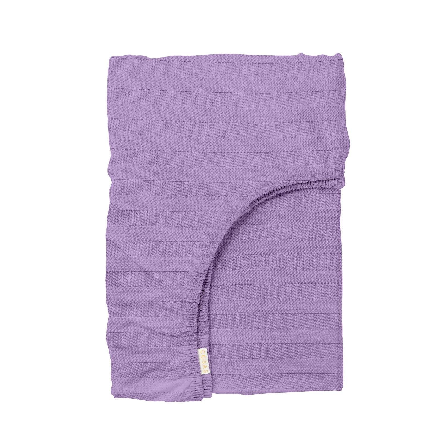 Простирадло Cosas на резинці в дитяче ліжечко сатин 60x120 см Amethyst (4822052174043)