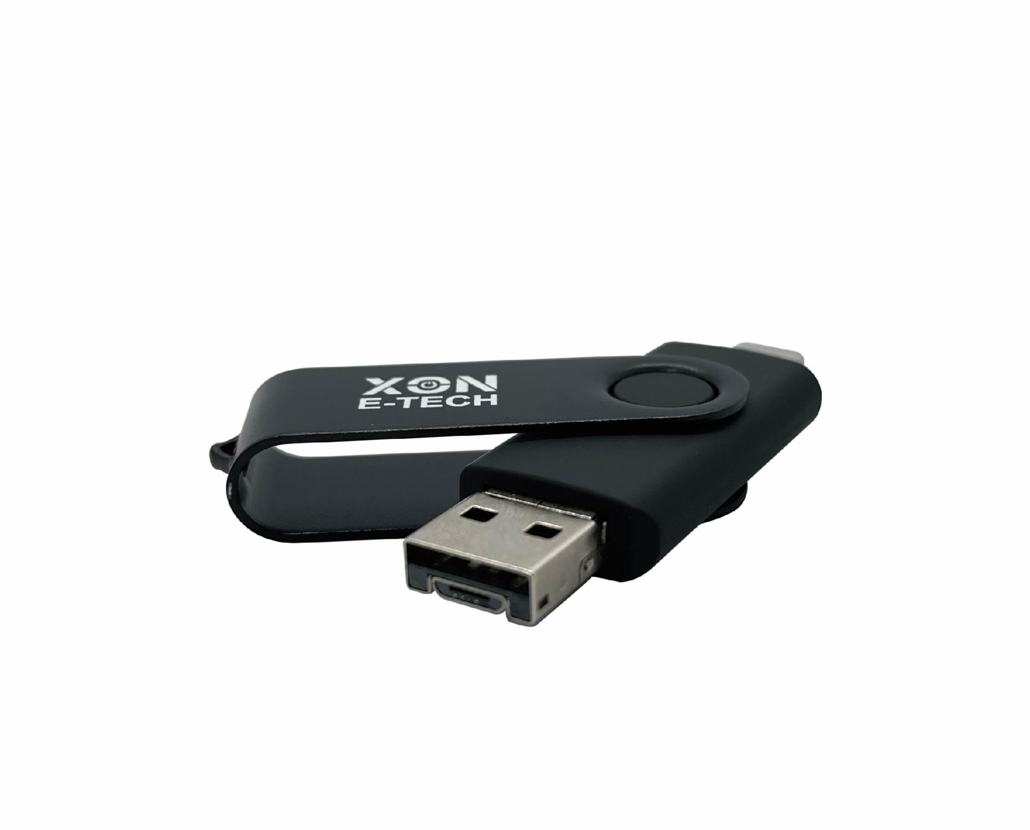 Флеш-память USB XON FlashDrive MultiConnect 128 Гб Черный (FX3M128PB 7652) - фото 7