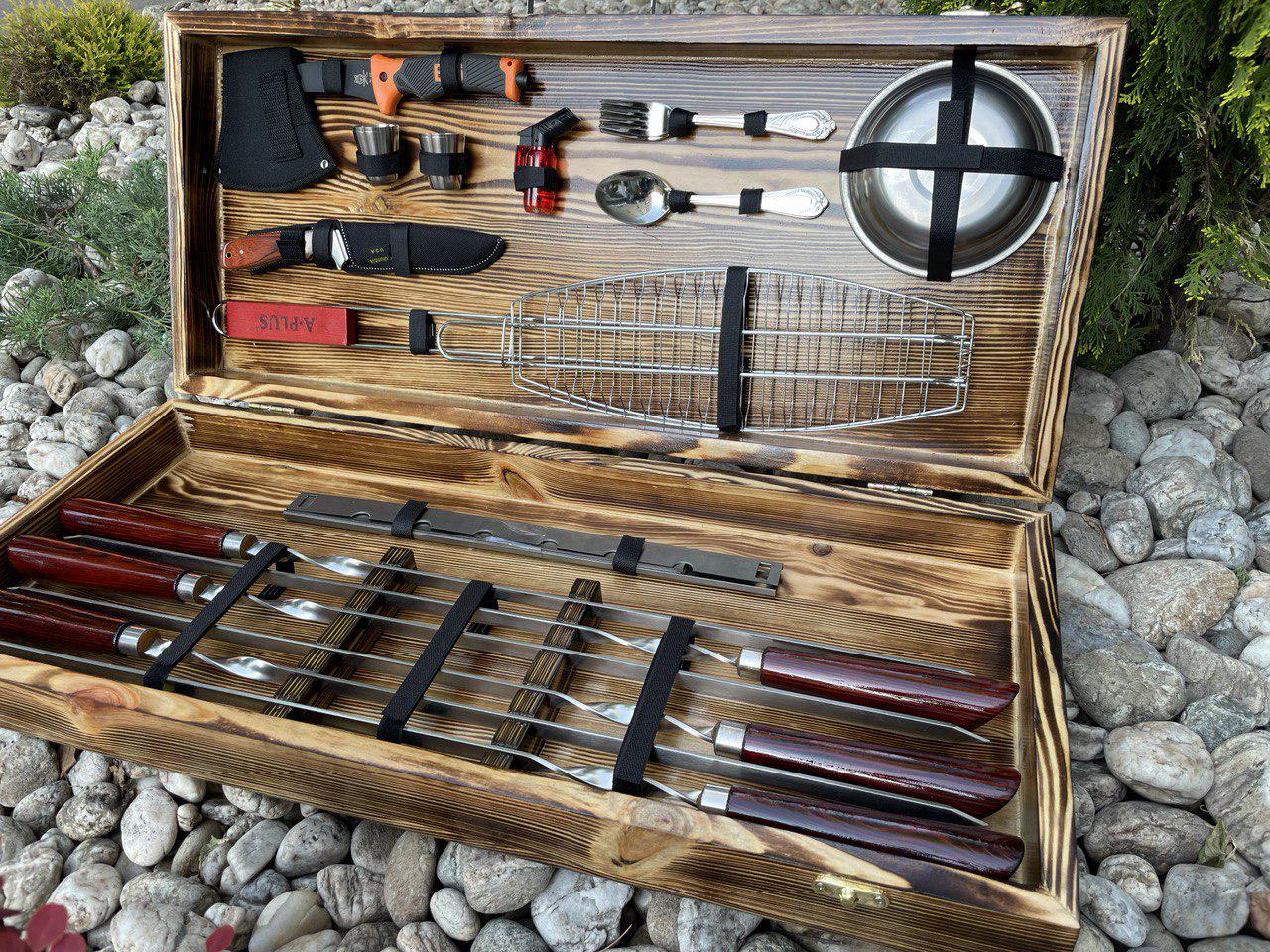 Набор шампуров Big Boss 2 в кейсе - фото 2 Набор шампуров Big Boss 2 в кейсе - фото 2