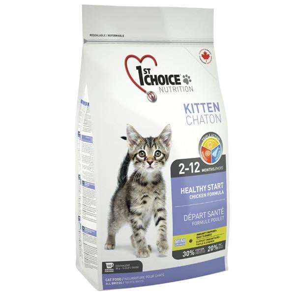Корм сухий для кошенят 1st Choice Kitten Healthy Start з куркою 350 г (11237505)