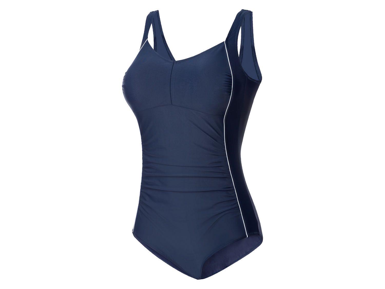 Купальник злитий жіночий Crivit 342233 р. 38 Темно-синій (69484)