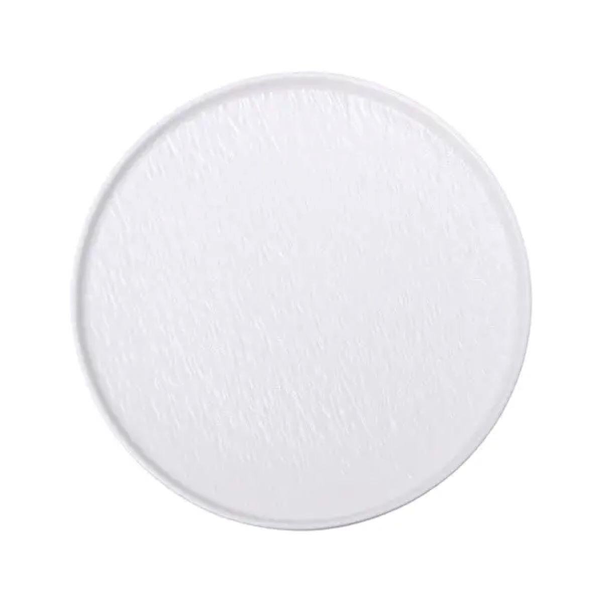 Тарілка порцелянова плоска 25 см Білий (HP-7-732)