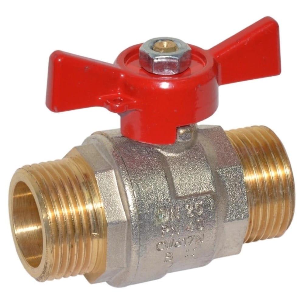 Кран шаровой Bonomi Tamigi 1" ЗЗ прямой латунь (76470008R) Кран шаровой Bonomi Tamigi 1" ЗЗ прямой латунь (76470008R)