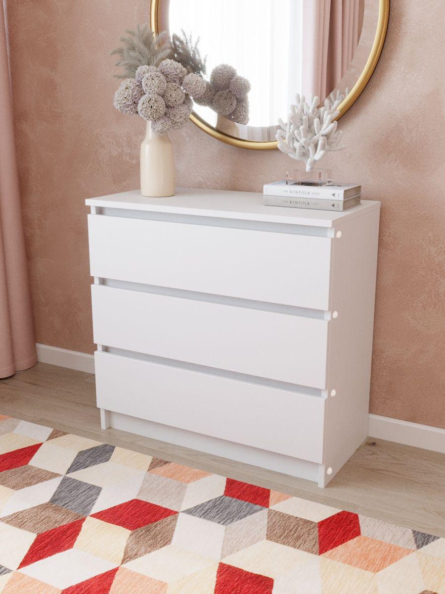 Комод Furnigrade КМ-1 700х350х680 Белый - фото 6