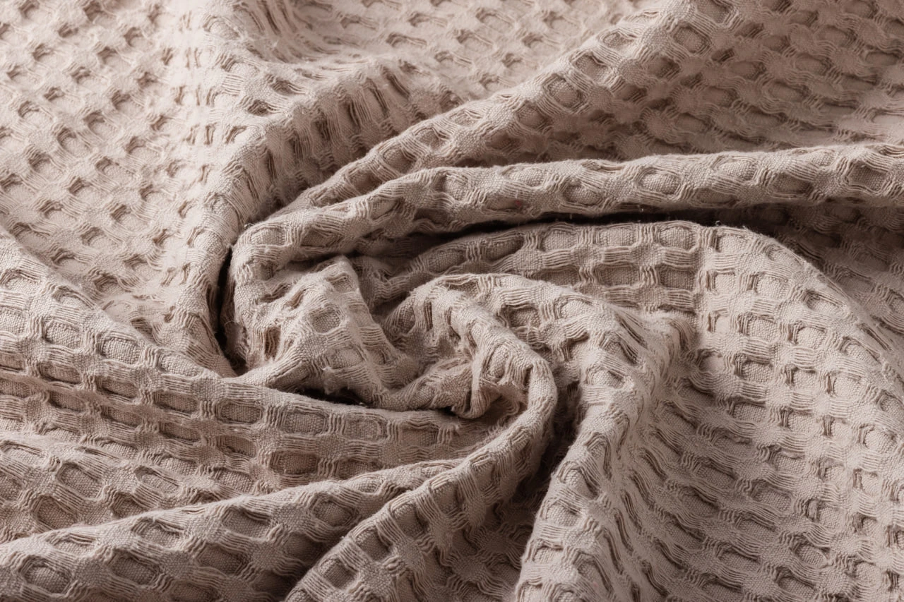 Плед вафельный HYGG семейный 230х250 см Светло-бежевый (311191) - фото 3 Плед вафельный HYGG семейный 230х250 см Светло-бежевый (311191) - фото 3