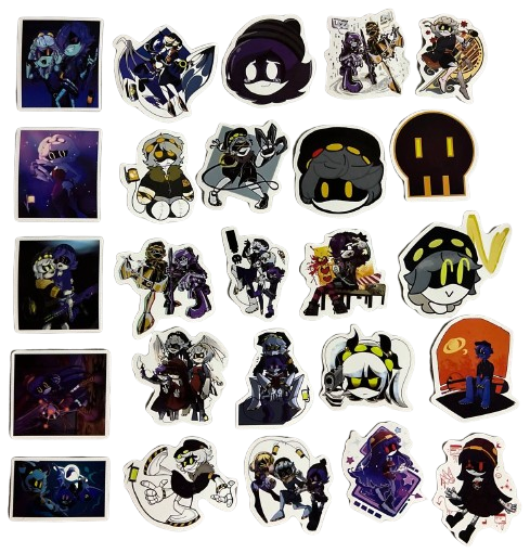 Набор виниловых стикеров Дроны Убийцы Murder Drones 25 шт. (1030) Набор виниловых стикеров Дроны Убийцы Murder Drones 25 шт. (1030)