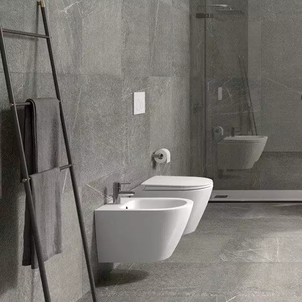 Унитаз подвесной RAK Ceramics Resort RST23AWHA/RESC0004 безобедочный с сиденьем Soft Close (35476174)