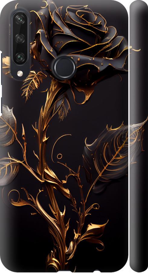 Чехол на Huawei Y6p Роза 3 (5552m-1952-42517) Чехол на Huawei Y6p Роза 3 (5552m-1952-42517)